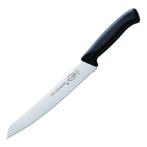 Broodmes zwart rvs 21,5 cm, Verzenden