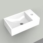 Fontein Arcqua Marble Free 40x22x12 cm Kraangat Rechts, Huis en Inrichting, Badkamer | Badkamermeubels, Overige typen, Nieuw, Ophalen of Verzenden
