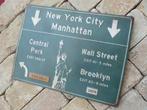 Reclamebord - Straatnaambord in New York City - Gemaakt in, Antiek en Kunst