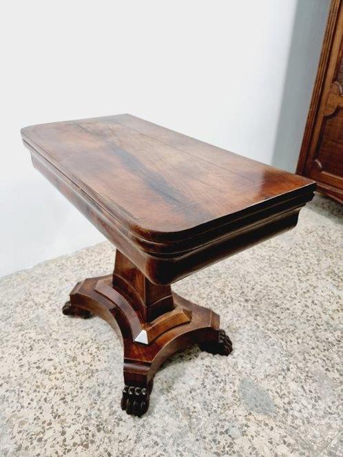 Speeltafel - Walnoot - 19e eeuw, Antiek en Kunst, Antiek | Overige Antiek
