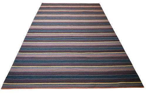 Grote moderne gestreepte - Vloerkleed - 300 cm - 200 cm -, Huis en Inrichting, Stoffering | Tapijten en Kleden