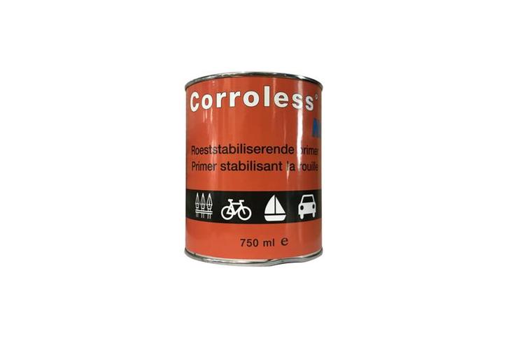 Corroless no. 1 anti roest primer 500 ml, roodbruin, blik, Doe-het-zelf en Verbouw, Verf, Beits en Lak, Nieuw, Verzenden