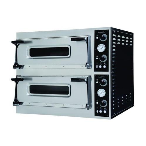 Pizzaoven Bakplaat Dubbel | 4+4 40Øcm | 13.8kW |, Zakelijke goederen, Horeca | Keukenapparatuur, Nieuw in verpakking, Verzenden