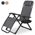 2dekans | Novitaa Opvouwbare Ligstoel - Verstelbaar -, Tuin en Terras, Tuinsets en Loungesets, Ophalen of Verzenden, Zo goed als nieuw