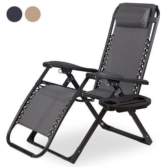 2dekans | Novitaa Opvouwbare Ligstoel - Verstelbaar -, Tuin en Terras, Tuinsets en Loungesets, Zo goed als nieuw, Ophalen of Verzenden