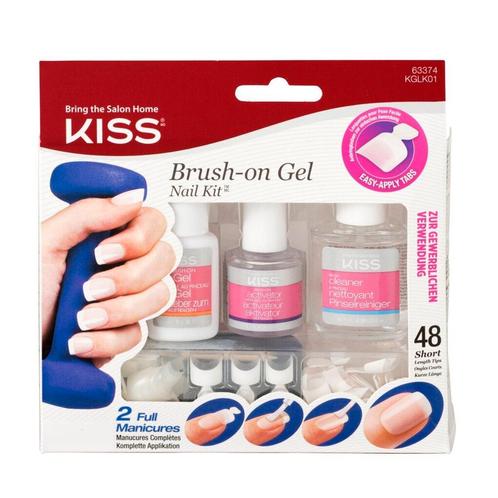 Kiss Brush On Gel Kit, Sieraden, Tassen en Uiterlijk, Uiterlijk | Lichaamsverzorging, Nieuw, Verzenden