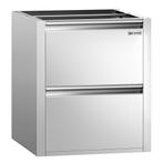 GGM Gastro | Onderbouw ladeblok PREMIUM - 400x660mm - 2 |, Verzenden, Nieuw in verpakking