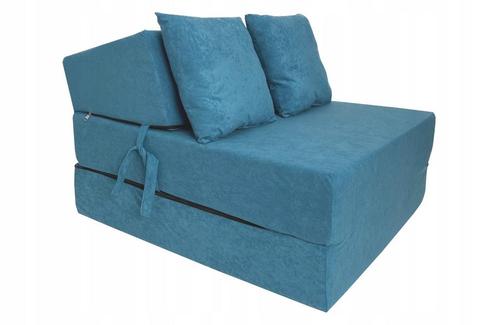 Multifunctioneel opvouwbaar matras - 200x70x15 cm - blauw..., Huis en Inrichting, Slaapkamer | Matrassen en Bedbodems, Nieuw, Ophalen of Verzenden
