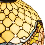 Tiffany tafellamp – Ø 39.5 × H 57 cm – Rozenmotief, Verzenden, Nieuw