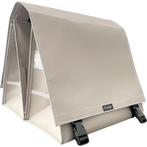 Clarijs Dubbele Fietstas XL PVC 46L met uitsparing matt taup, Verzenden, Nieuw