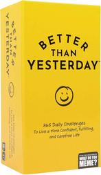 Better Than Yesterday - Partygame | What Do You Meme? -, Hobby en Vrije tijd, Verzenden, Nieuw