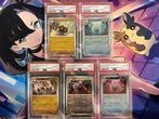 Pokémon - 5 Graded card - omastar, omanyte,Kabuto, kabutops,, Nieuw