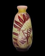 Emile Gallé - Vaas - Glas - Vase art nouveau, Antiek en Kunst, Antiek | Glas en Kristal