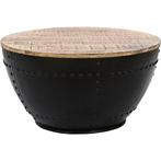 byLIVING Salontafel Bowl Materialenmix van massief hout, Huis en Inrichting, Tafels | Salontafels, Nieuw, Verzenden