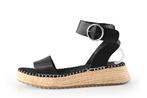 Scapino Sandalen in maat 39 Zwart | 10% extra korting, Verzenden, Zwart, Sandalen of Muiltjes, Scapino