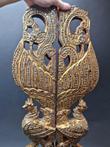 architecturale ornamenten (2) - Goud, Hout, lak - Birma -