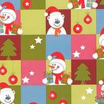 Cadeaupapier Kerst 30cm dessin 90147 sneeuwbeer, Zakelijke goederen, Ophalen of Verzenden, Nieuw in verpakking
