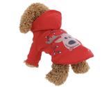 Honden Kerst Hoodie Rood -  Rudolf Light (Truien), Dieren en Toebehoren, Ophalen of Verzenden, Nieuw, Hondenvest