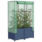 vidaXL Plantenbak verhoogd met kashoes 80x40x138 cm, Tuin en Terras, Bloembakken en Plantenbakken, Verzenden, Nieuw, Kunststof