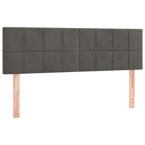 Luxe Hoofdborden Fluweel Grijs - Retourdeal, 42% korting!, Huis en Inrichting, Slaapkamer | Bedden, 140 cm, 190 cm of minder, Verstelbaar