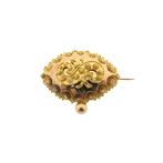 Gouden oud Hollandse broche van een mutsenbel | Antiek, Sieraden, Tassen en Uiterlijk, Ophalen of Verzenden, Gebruikt, Overige kleuren