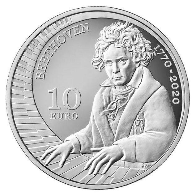 San Marino 10 Euro Beethoven 2020, Postzegels en Munten, Munten | Europa | Euromunten, Verzenden