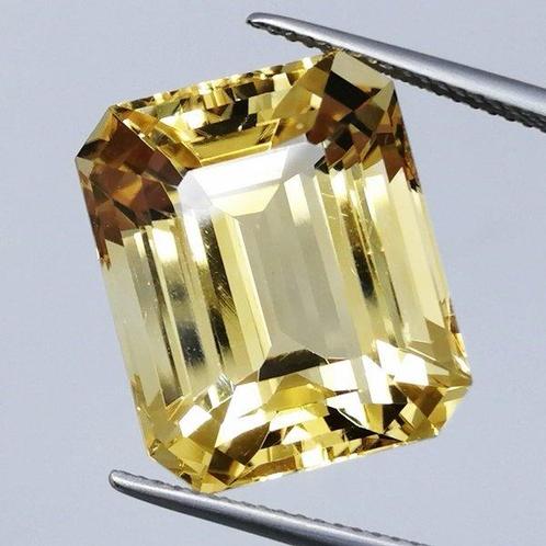 Citrien - 23.75 ct - Instituto Gemólogico Español (IGE), Sieraden, Tassen en Uiterlijk, Edelstenen