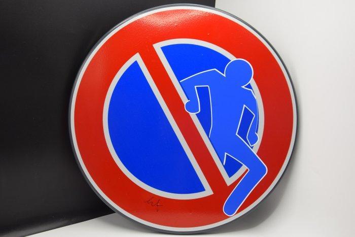 Clet Abraham (1966) - Borderline, Antiek en Kunst, Kunst | Designobjecten