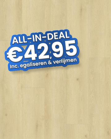 -21% | Actie vloer Plak PVC Plank Licht eiken - OP = OP! | beschikbaar voor biedingen