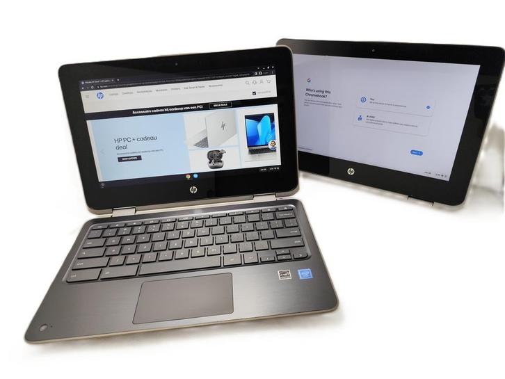 HP x360 G2 EE Chromebook 11.6 Touchscreen | Intel Celeron, Computers en Software, Chromebooks, 12 inch, 32 GB of minder, Touchscreen