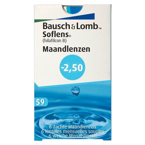 Bausch & Lomb -2.50 Maandlenzen, Sport en Fitness, Gezondheidsproducten en Wellness, Nieuw, Verzenden