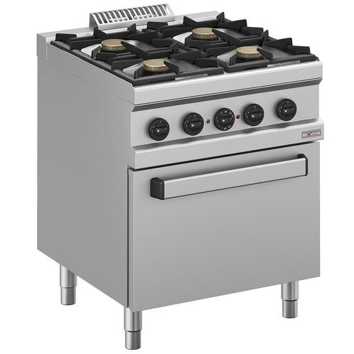 Diverso By Diamond Horeca Fornuis Met Heteluchtoven | Gas |, Zakelijke goederen, Horeca | Keukenapparatuur, Nieuw in verpakking