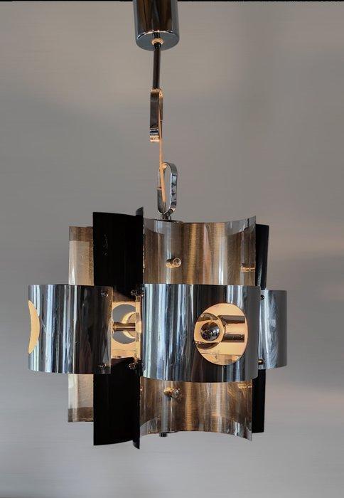 Lamp - gechroomd metaal, Antiek en Kunst, Antiek | Lampen