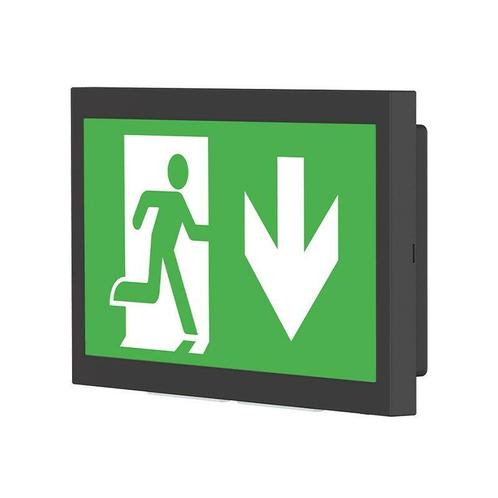 Noodverlichting 3W | inbouw en opbouw | Zwart, Zakelijke goederen, Kantoor en Winkelinrichting | Beveiliging