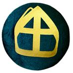 Baretspeld / button Mijter groen, Diversen, Sinterklaas, Ophalen of Verzenden, Nieuw