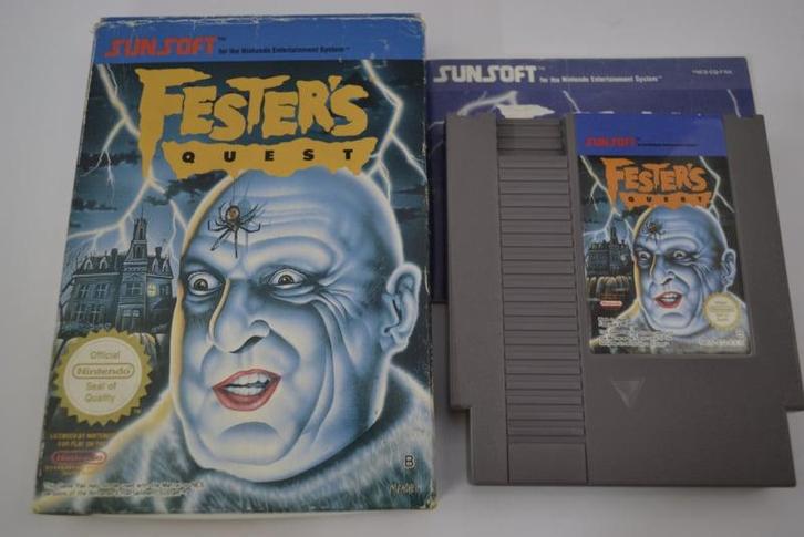 Fester’s Quest (NES FRA CIB), Spelcomputers en Games, Games | Nintendo NES, 1 speler, Zo goed als nieuw, Verzenden