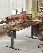 Verstelbaar Zit-Sta Bureau Wit 180x80cm – 4 Geheugenstanden, Verzenden, In hoogte verstelbaar, Nieuw, Bureau