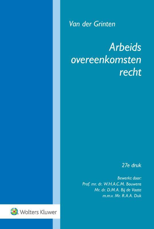 Arbeidsovereenkomstenrecht 9789013159714, Boeken, Studieboeken en Cursussen, Zo goed als nieuw, Verzenden
