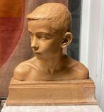 Arturo Colombarini - Buste, Bambino - 32 cm - Terracotta, Antiek en Kunst