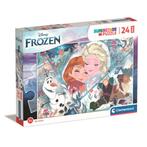 Clementoni Frozen - MAXI Puzzel 24 Stukjes, Hobby en Vrije tijd, Gezelschapsspellen | Bordspellen, Nieuw, Verzenden