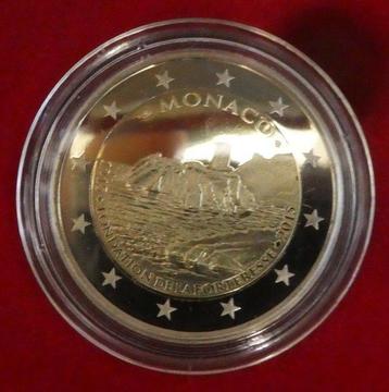 Monaco. 2 Euro 2015 Forteresse Proof beschikbaar voor biedingen