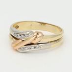 Ring - 14 karaat Geel goud, Roségoud, Witgoud Diamant, Sieraden, Tassen en Uiterlijk, Ringen, Nieuw