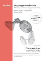 Pocketversie Compendium Geneeskunde Acute Gene 9789083050805, Boeken, Studieboeken en Cursussen, Zo goed als nieuw