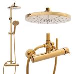 Regendouche goud 23 cm, Doe-het-zelf en Verbouw, Sanitair, Ophalen of Verzenden, Nieuw