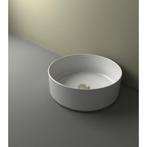 Wiesbaden Link Waskom Rond - 40x12cm - Keramiek - Glans Wit, Ophalen of Verzenden, Nieuw