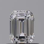 1 pcs Diamant - 0.70 ct - Smaragd - D (kleurloos) - IF