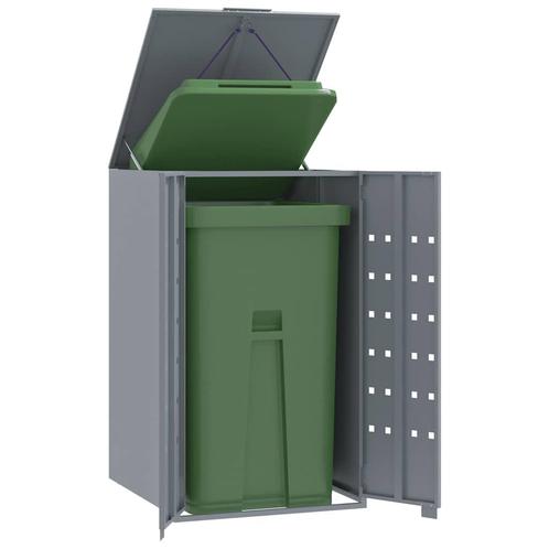 vidaXL Containerberging voor 1 container 69x79x117 cm staal, Doe-het-zelf en Verbouw, Overige Doe-het-zelf en Verbouw, Nieuw, Verzenden