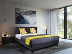 Boxspringcombinatie M-Ray, Valencia, Antraciet, Nieuw