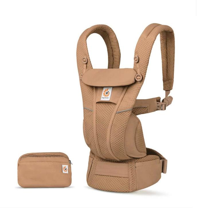 Ergobaby - ergonomische draagzak Omni Breeze - Camel Brown, Kinderen en Baby's, Babydragers en Draagdoeken