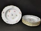 Meissen - Fiori sparsi dipinto a mano - 6 piatti fondi